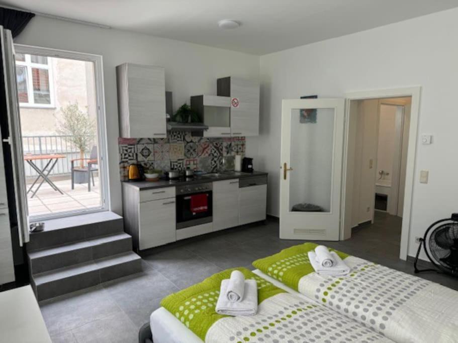Klein Aber Fein Mit Terrasse Apartment Wina Bagian luar foto